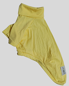 CAMISETA DE GALGO ALGODY POLO AMARELO CLEAN