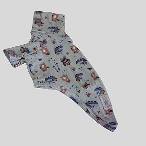 PIJAMA DE GALGO CAN URSO MARINHEIRO