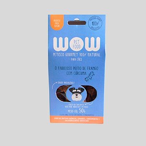 PETISCO NATURAL PEITO DE FRANGO COM CURCUMA