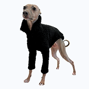 BLUSA DE GALGO ALASKA PRETA - sob encomenda
