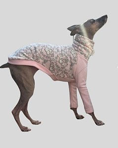Sob Medida - BLUSA DE GALGO CUDDLE ELEFANTE ROSA