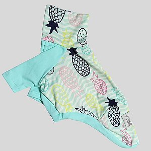 CAMISETA DE GALGO UV ABACAXI VERDE CLARO