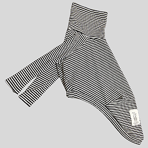 CACHARREL DE GALGO RIB LINE PRETO E BRANCO