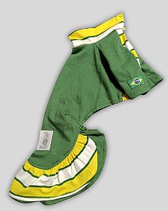 CAMISETA DE GALGO COPA VERDE E LISTRAS