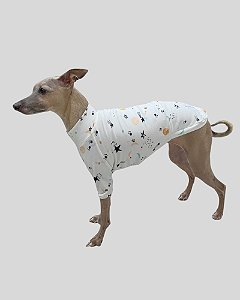 PIJAMA DE GALGO LUME PLANETAS - sob encomenda