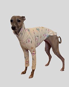BLUSA DE GALGO CONFY FLOWER CHARMY- sob encomenda
