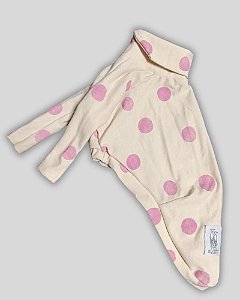 CACHARREL DE GALGO BRIM CHARMY BEGE BOLAS ROSA