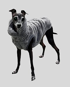 COLETE DE GALGO ASPEN CINZA - sob encomenda