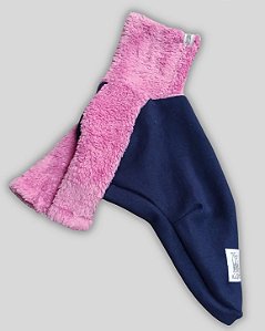 BLUSA DE GALGO LILLE MARINHO E ROSA