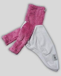 BLUSA DE GALGO LILLE BRANCO E ROSA