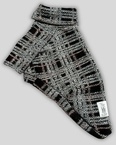 CASACO DE GALGO BORDEAUX CINZA PRETO E ROSE