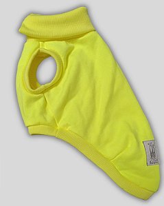 COLETE DE GALGO HUG POLO AMARELO NEON E AMARELO