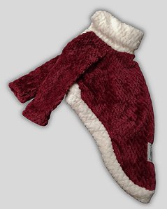 BLUSA DE GALGO CHAMONIX POLO ESCAMA BORDO E BRANCO