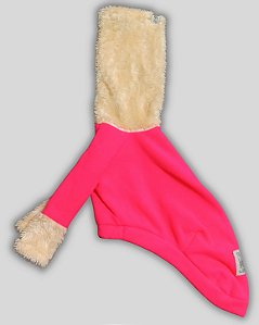 BLUSA DE GALGO LILLE PINK NEON E CREME