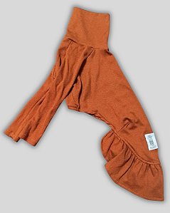 VESTIDO DE GALGO CACHARREL DONNA RIB MARROM