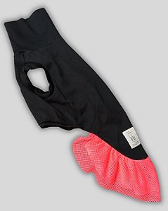 VESTIDO REGATA DE GALGO POLI DENSY CAN DONNA PRETO E PINK