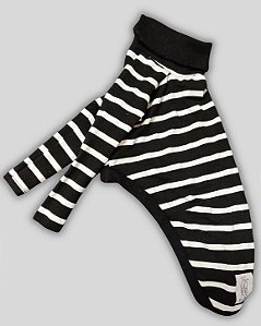 CACHARREL DE GALGO ALGODY POLO COOL BLACK N WHITE