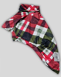 CAMISETA DE GALGO NATAL XADREZ