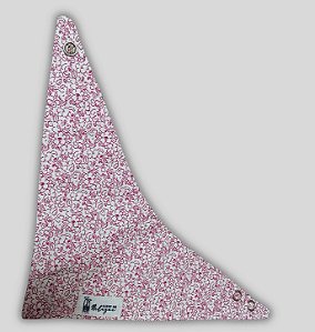BANDANA DE GALGO ALGODY FLOWER PINK