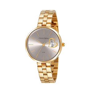 Relógio Mondaine Feminino Analógico Dourado 32342LPMVDE1