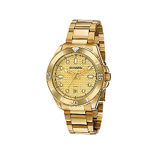 Relógio Mondaine Masculino Analógico Dourado 32439GPMVDE3