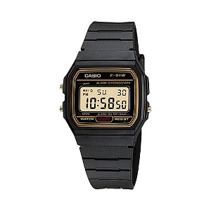 Relógio Casio Masculino Digital Vintage F-91WG-9QDF-SC