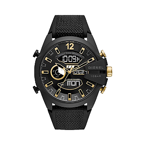 Relógio Diesel Masculino Anadigi Preto Pulseira de Nylon DZ4552P1PX