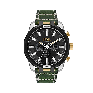 Relógio Diesel Masculino Analógico Cronógrafo Verde DZ4588B1P1EB