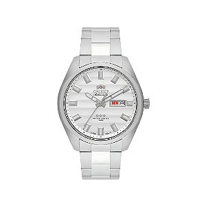 Relógio Orient Masculino Automático Prata Três Estrelas 469SS076FS1SX