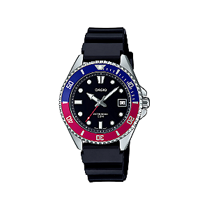 Relógio Casio Masculio Duro Pepsi 38mm MDV-10-1A2VDF-SC