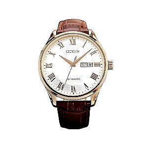 Relógio Citizen Masculino Automático Pulseira Couro TZ20797M