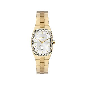 Relógio Orient Masculino Retangular Dourado LGSS1020S1KX