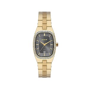 Relógio Orient Feminino Retangular Dourado LGSS1020G1KX