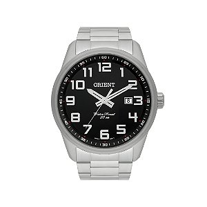 Relógio Orient Masculino Aço Fundo Preto MBSS1271P2SX