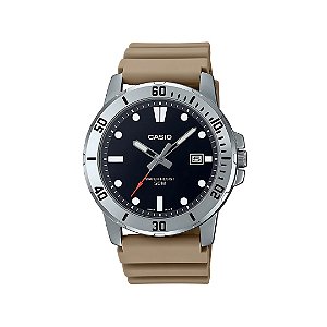 Relógio Casio Masculino Analógico Marrom MTP-VD01-5EVUDF-SC