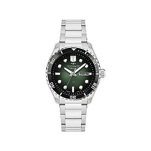 Relógio Technos Masculino Automático Diver Fundo Verde 8205OX/1V