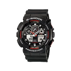 Relógio G-Shock Masculino Anadigi Preto GA-100-1A4DR