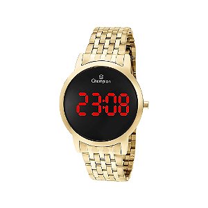 Relógio Champion Feminino Digital Dourado CH40099H