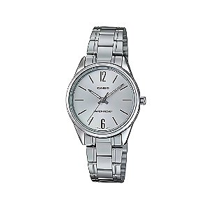 Relógio Casio Feminino Analógico Prata LTP-V005D-7BUDF-SC