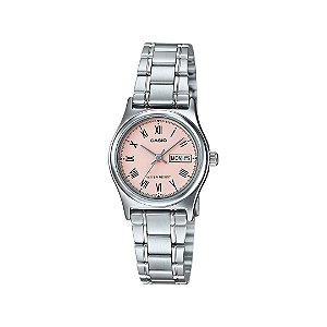 Relógio Casio Feminino Analógico Prateado LTP-V006D-4BUDF-SC