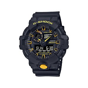 Relógio G-Shock Caution Black Yellow GA-700CY-1ADR