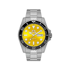 Relogio Orient Masculino Automatico Prateado NH3SS011Y1SX