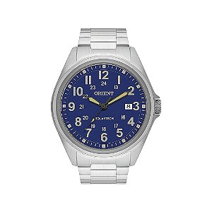 Relogio Orient Masculino Analógico Solartech Prateado MBSS1492D2SX