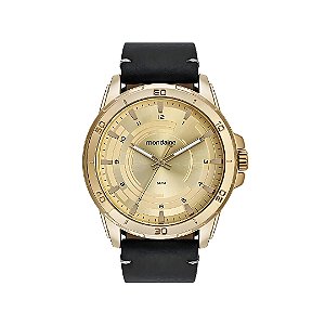Relogio Mondaine Masculino Analogico Couro Preto 32575GPMVDH1