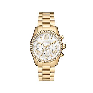 Relogio Michael Kors Feminino Cronógrafo Dourado MK7241/1DN