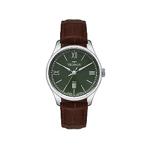 Relogio Technos Masculino Analogico Puls. Couro 2115TZK/0E