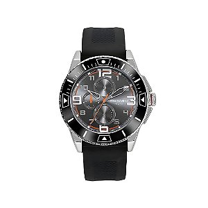 Relogio Mondaine Masculino Multifunção Esportivo Silicone Prateado 32620G0MVNI2