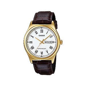 Relógio Casio Masculino Analógico Marrom MTP-V006GL-7BUDF