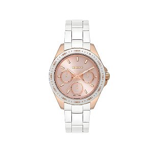 Relógio Orient Feminino Ceramic Rosê FTSKM002R1BX