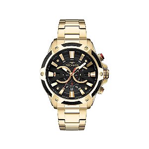 Relógio Technos Masculino Analógico Couro Dourado JS25BCB/1P